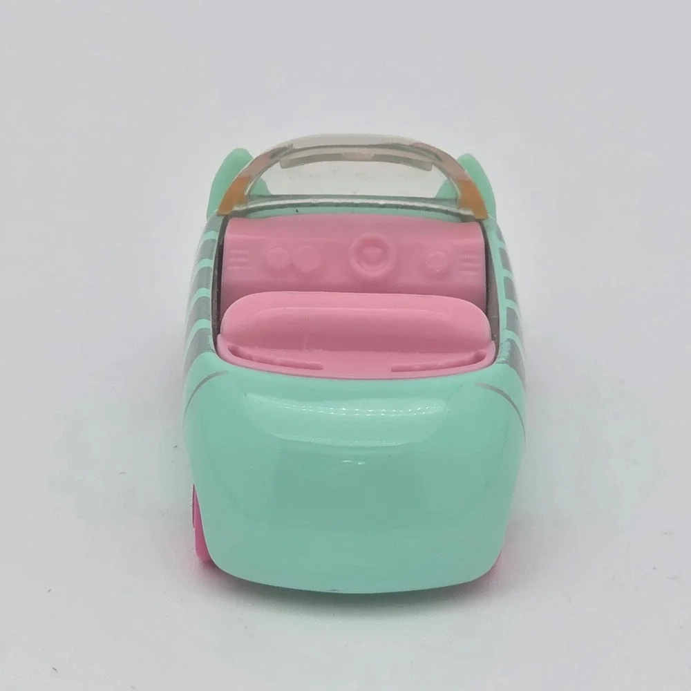 Shopkins Cutie Cars Cat Convertible Mint Green Pink‎ Die-Cast Retro Toy Vehicle
